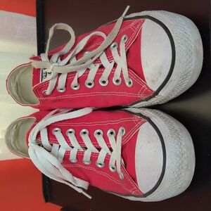 Converse All Star Sneakers, Men's 10.5, Red